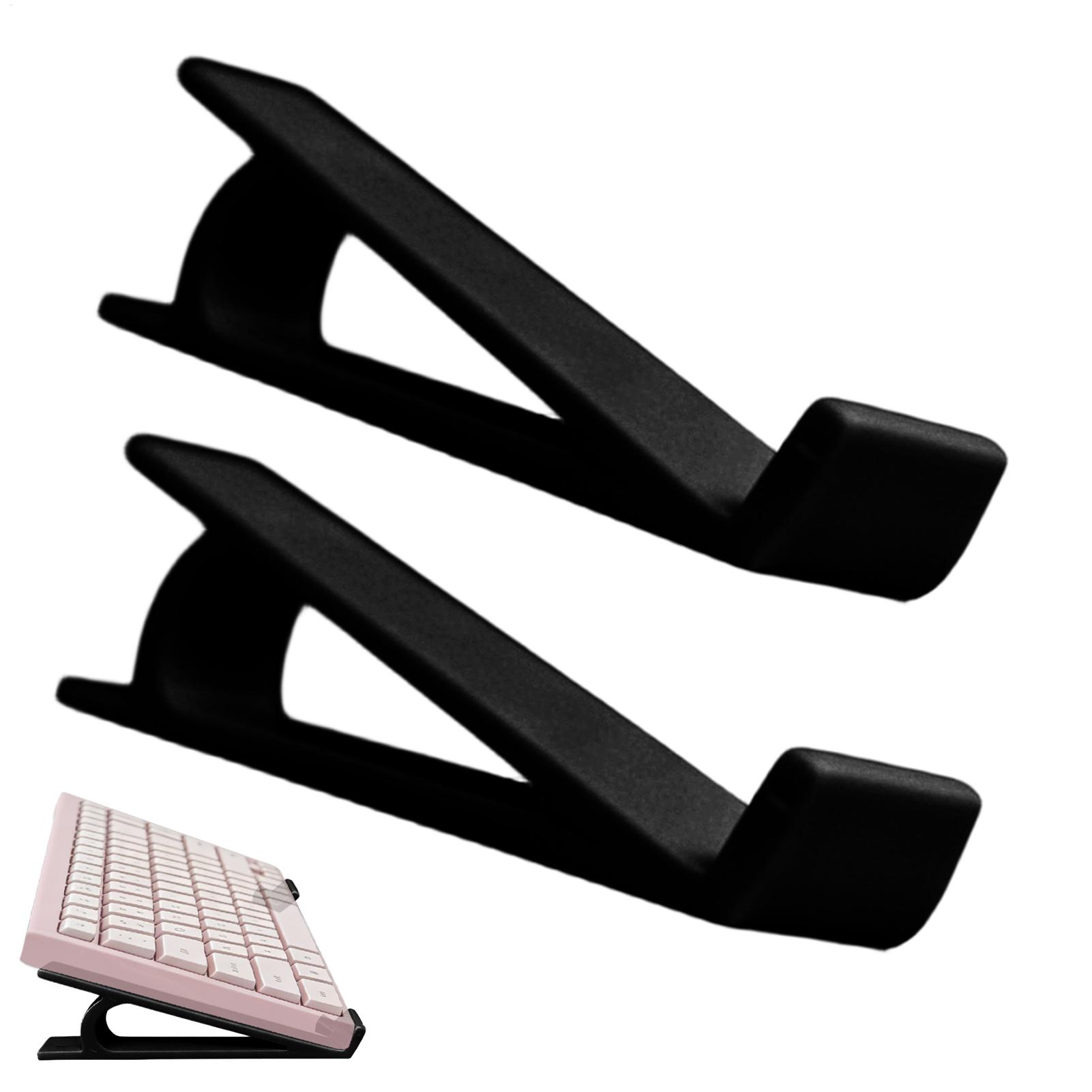 Gaming Keyboard Types - Ergonomic Non Slip Keyboard Riser 2Pcs