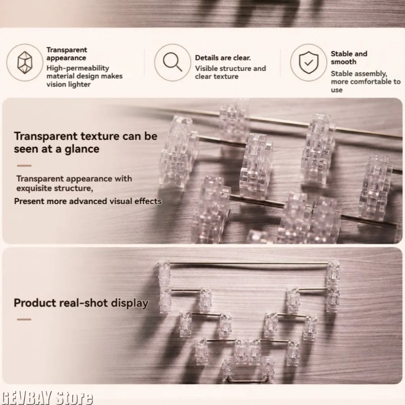 Film Switch Mod - KEYNG High Transparent Non-Magnetic Stabilizer Tape,