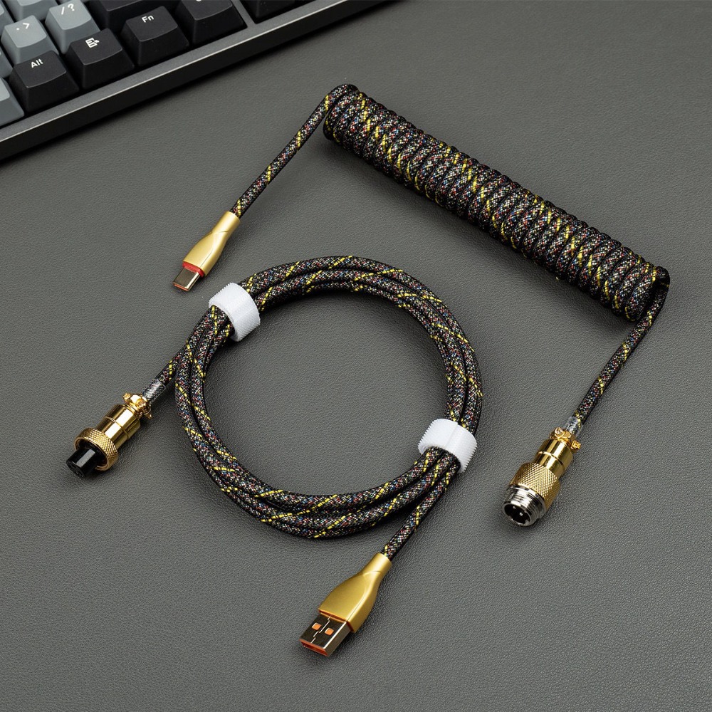 Gaming Keyboard Magnetic Switches - Gold-Plating Aviator Cable USB C To