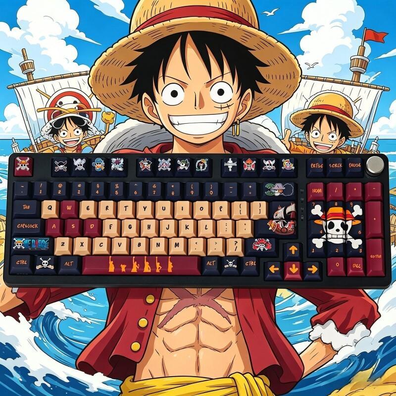 Gaming Keyboard Theme - BANDAI One Piece Monkey D. Luffy