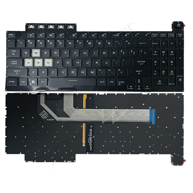 S++ Black US Backlit Keyboard  - Gaming Keyboard Asus ulasan dan harga