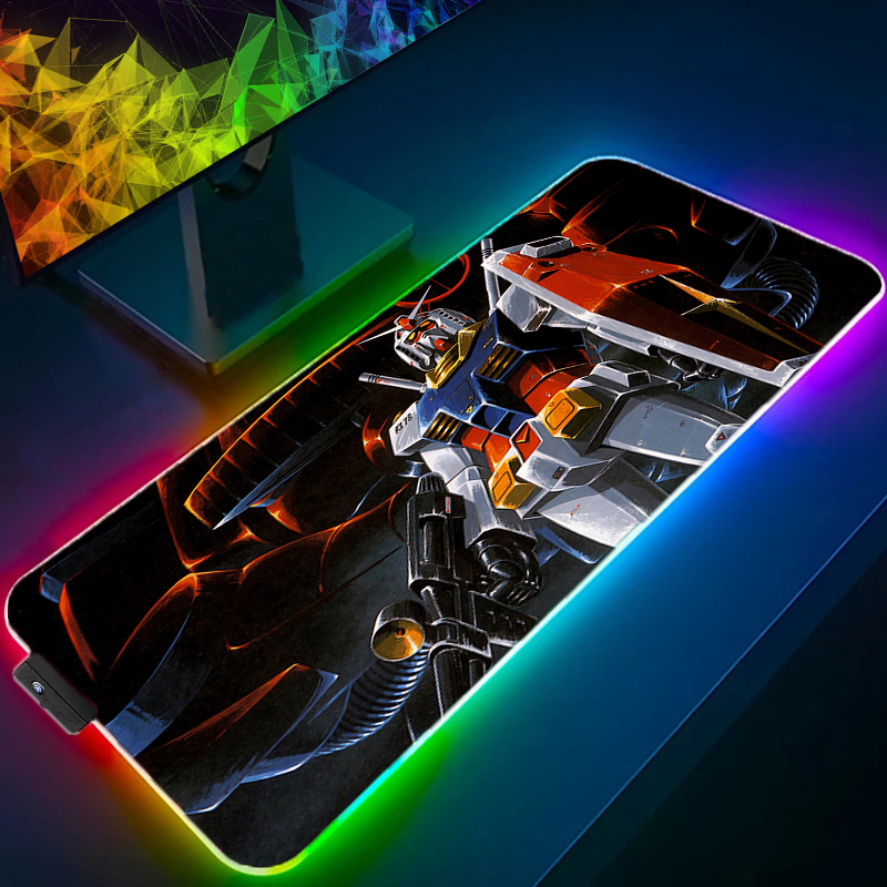 RGB Kawaii Mouse Pad Anime Gab - Gaming Keyboard And Mouse Mobile ulasan dan harga