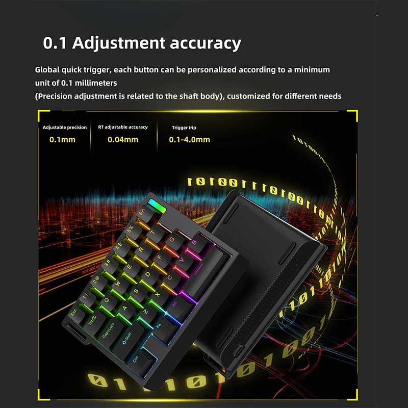 HE30 Mechanical Gaming Keyboar - Gaming Keyboard Magnetic Switches ulasan dan harga