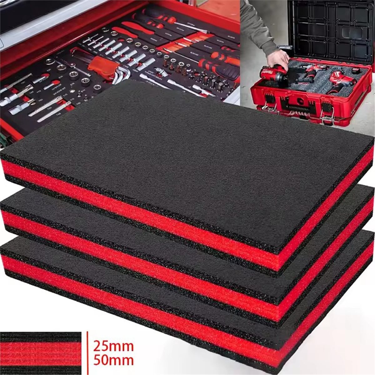 A24I Toolbox Foam, Cuttable Po - Polyurethane Foam Sheet ulasan dan harga