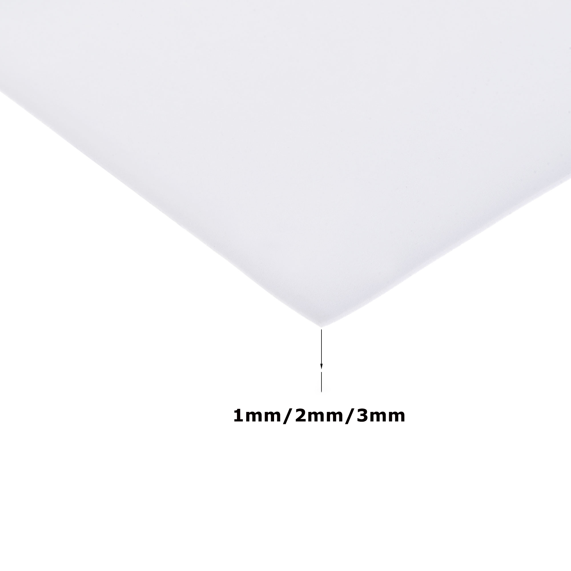 1pcs 1/2/3mm Thickness White E - Polyurethane Foam Sheet ulasan dan harga