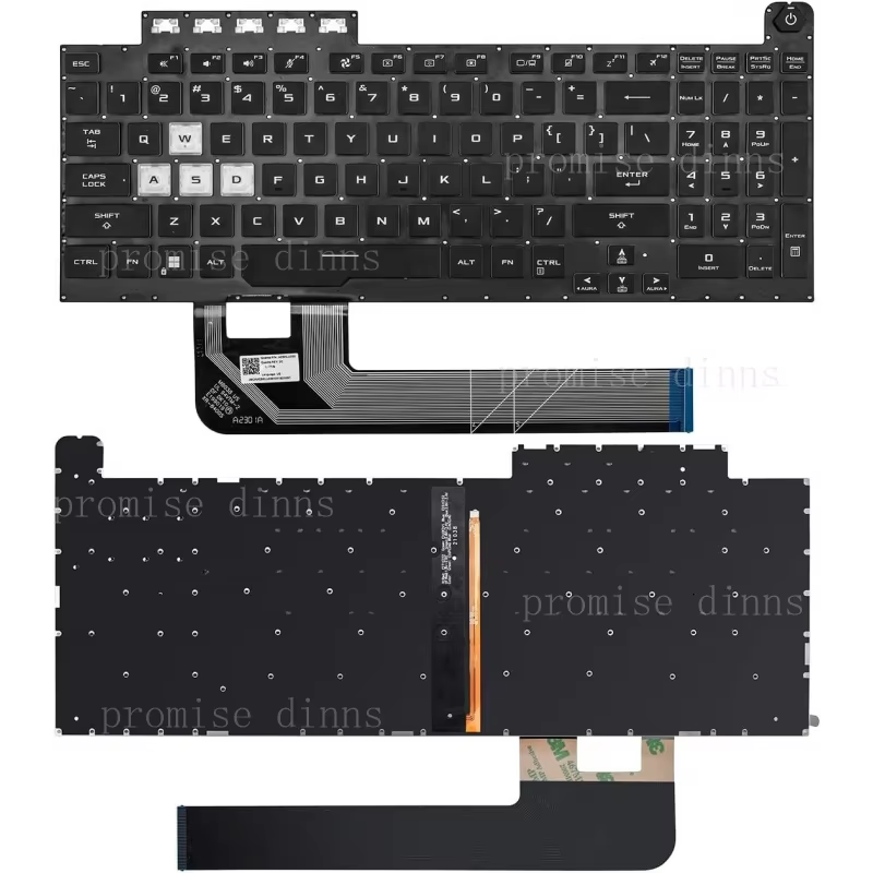 M   US Keyboard for Asus TUF G - Gaming Keyboard Asus ulasan dan harga