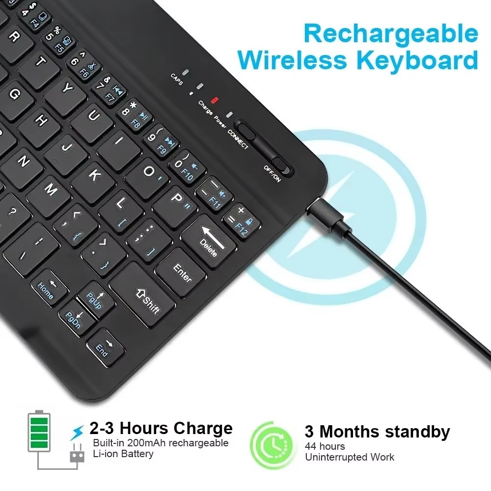 Bluetooth 5.0 Wireless Keyboar - Gaming Keyboard Bluetooth ulasan dan harga