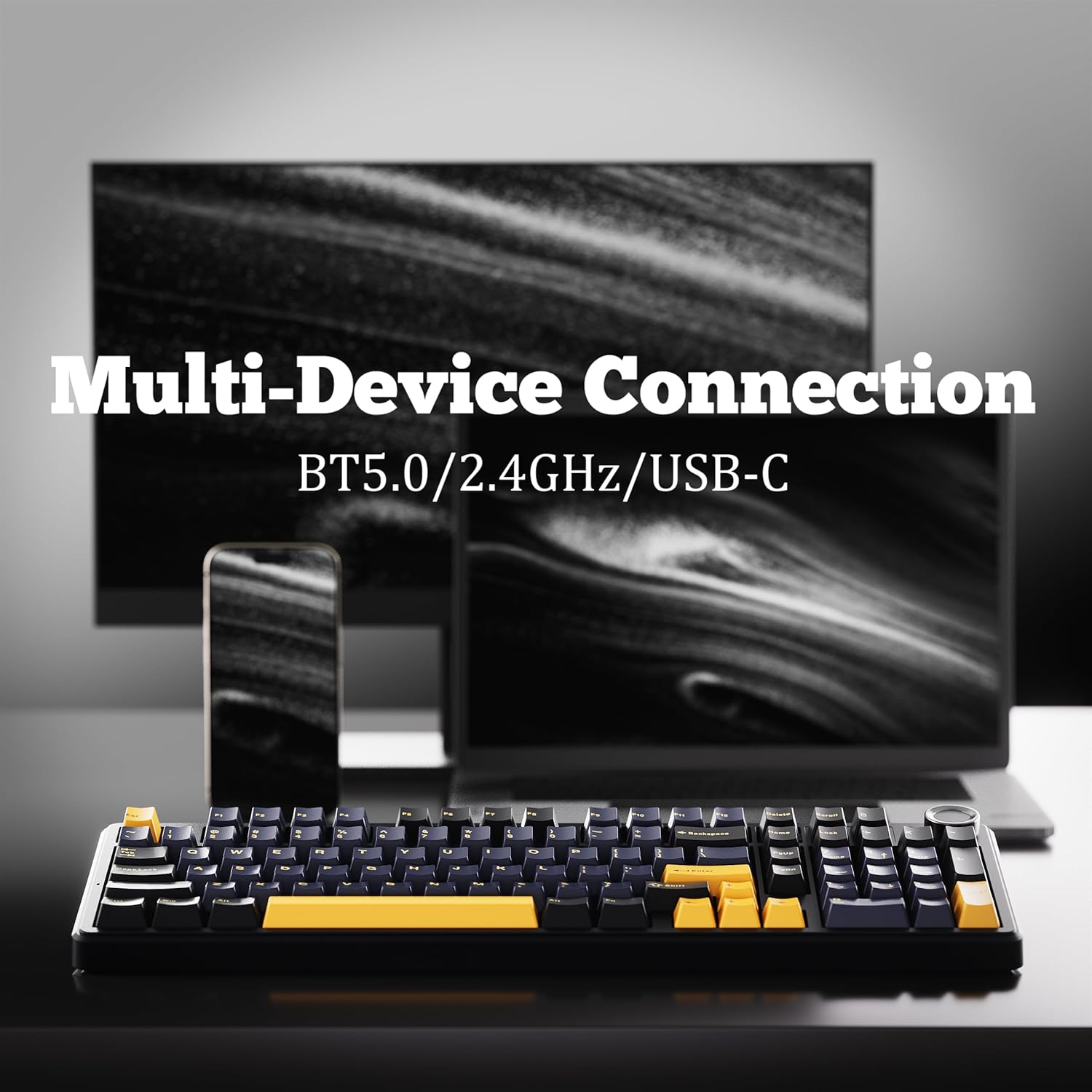 AULA F99PRO Gaming Mechanical  - Gaming Keyboard Bluetooth ulasan dan harga