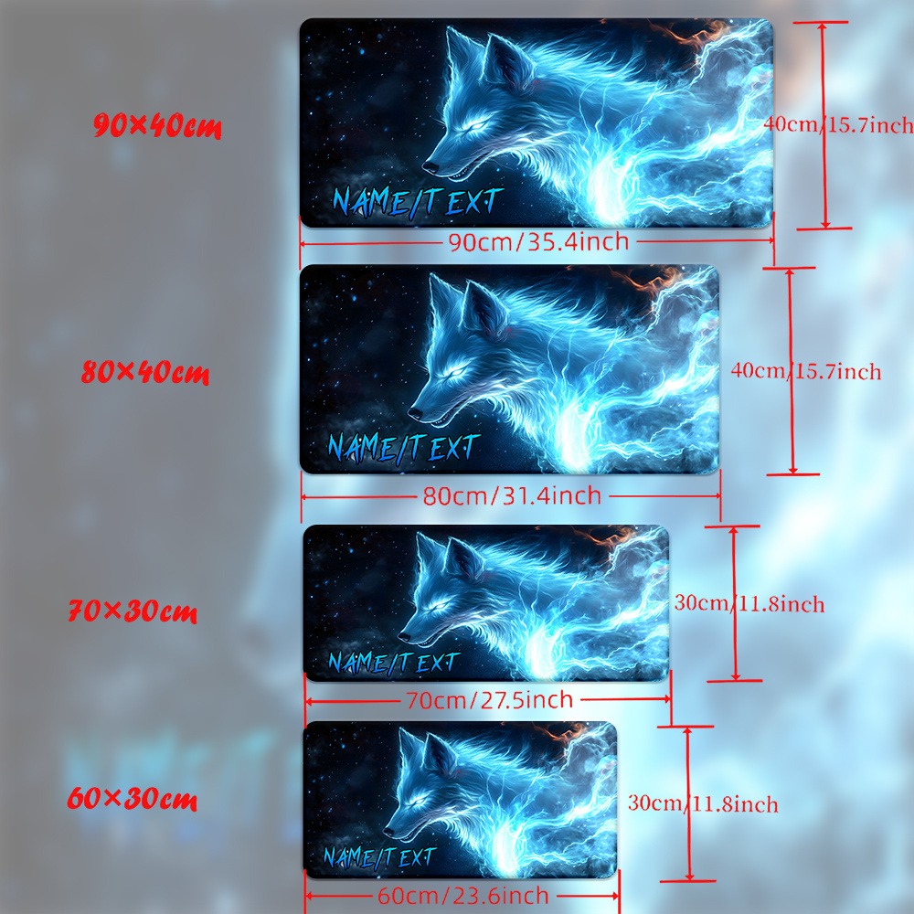 Custom Name Magic Wolf HD Prin - Gaming Keyboard Name ulasan dan harga