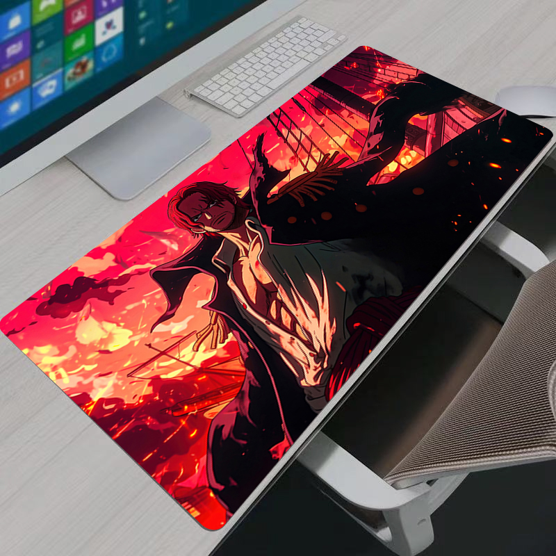 One Piece Shanks Mouse Pad Lar - Gaming Keyboard Theme ulasan dan harga