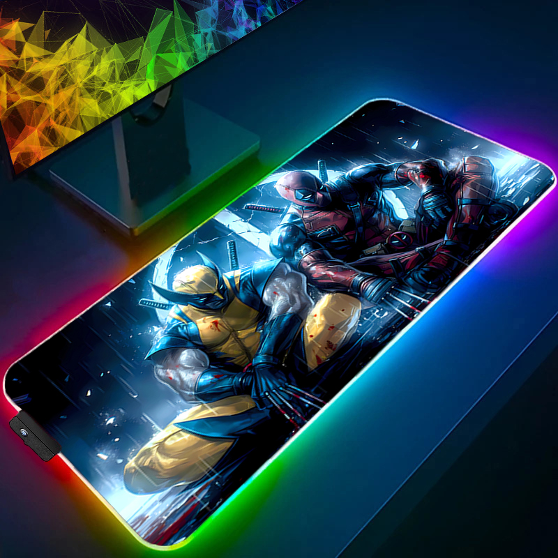LED Mouse Pad Gaming Backlight - Gaming Keyboard Theme ulasan dan harga