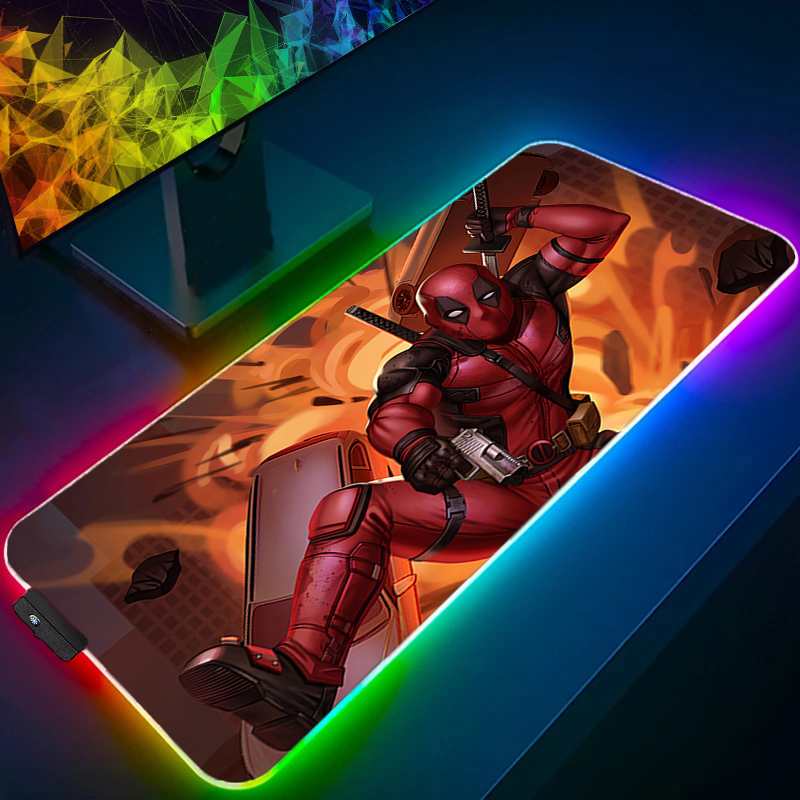 LED Mouse Pad Gaming Backlight - Gaming Keyboard Theme ulasan dan harga
