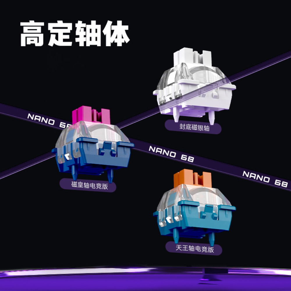MADLIONS Nano68 Magnetic Switc - Gaming Keyboard Hall Effect Switches ulasan dan harga