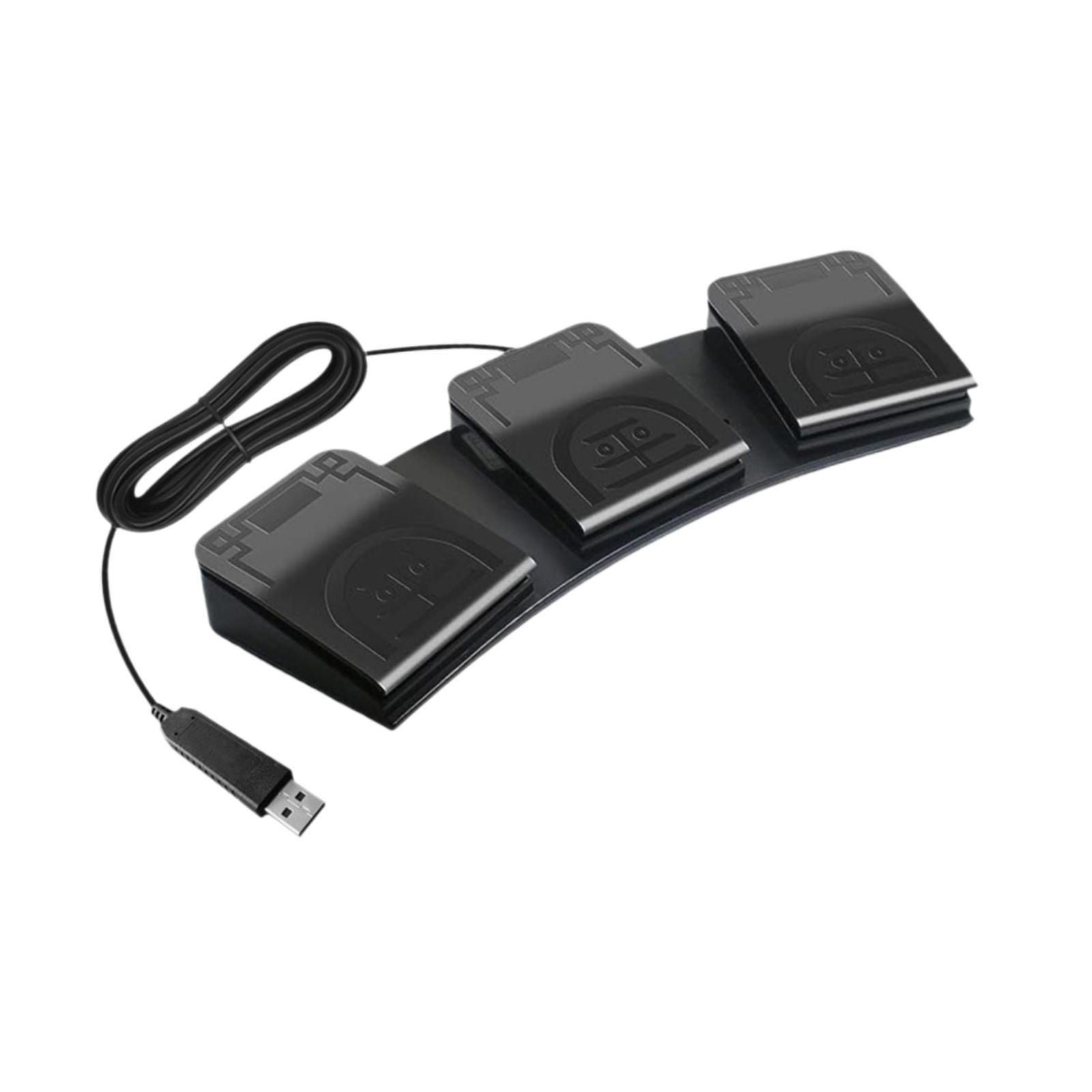 USB Triple Foot Switch Pedal R - Gaming Keyboard Test ulasan dan harga