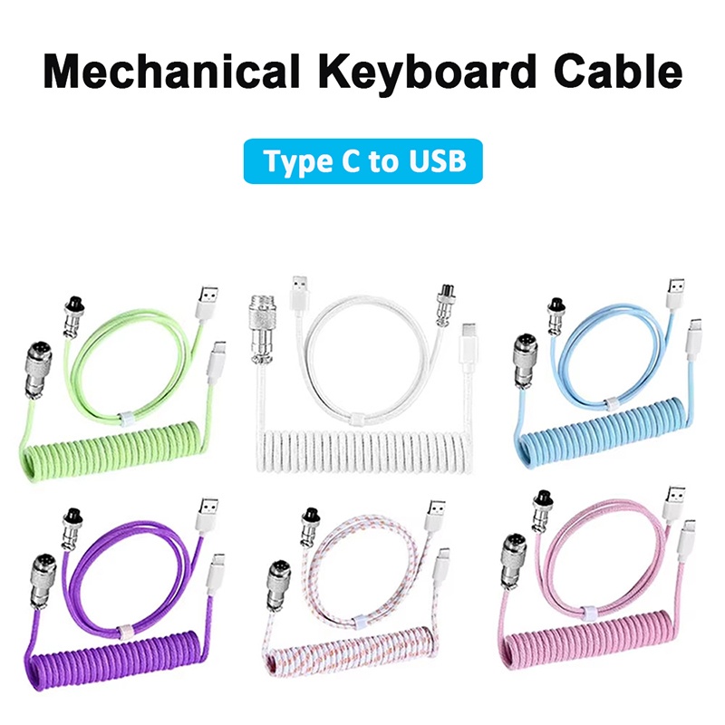 Mechanical Keyboard Coiled Cab - Gaming Keyboard Types ulasan dan harga