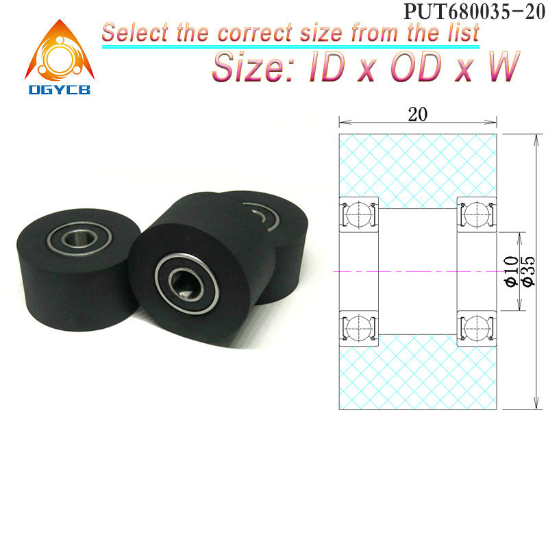 1pcs 10x30x20 Double Bearing P - Polyurethane Foam Sheet ulasan dan harga