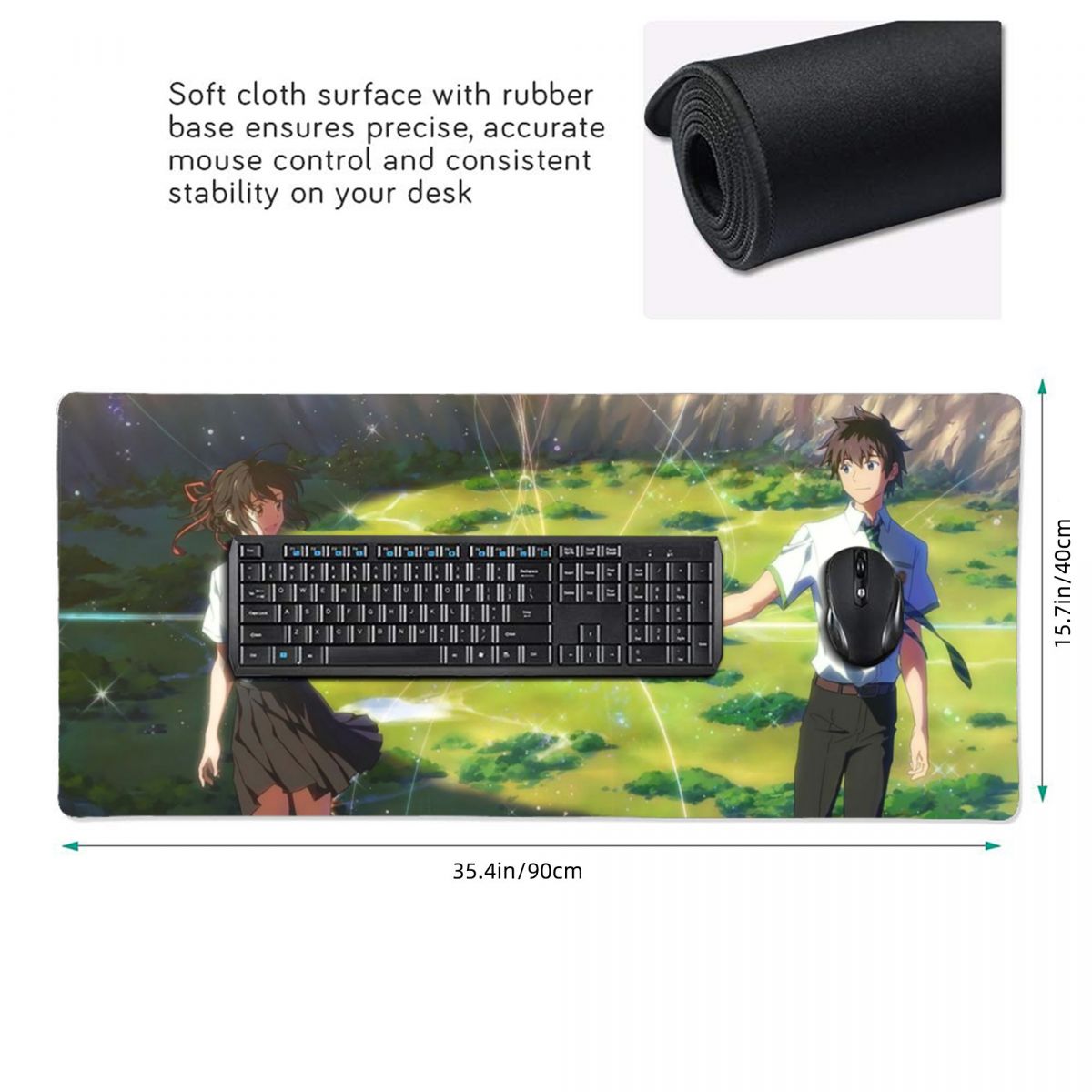 Japanese Anime Your Name Large - Gaming Keyboard Name ulasan dan harga
