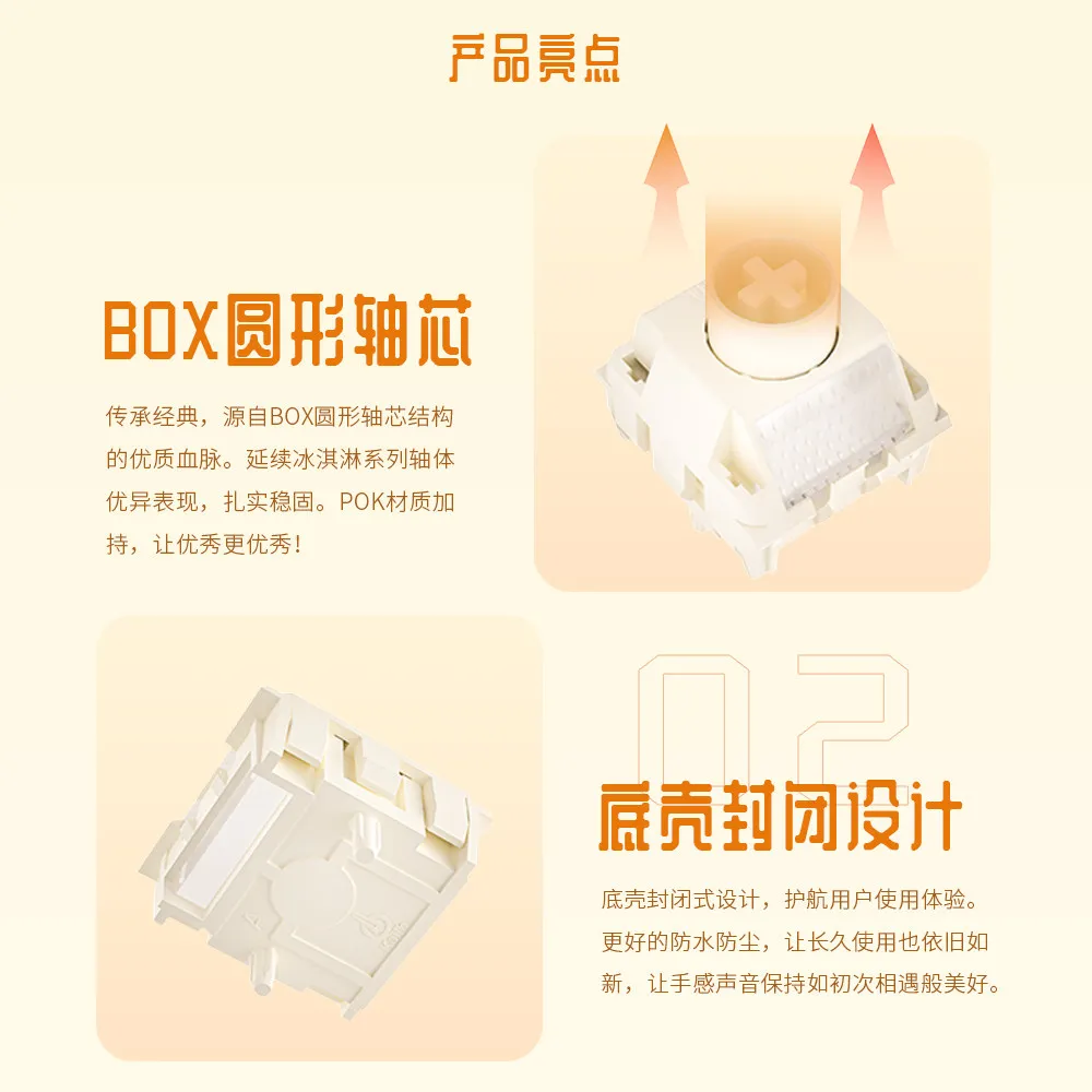 Kailh Ice Cream Magnetic Linea - Gaming Keyboard Magnetic Switches ulasan dan harga