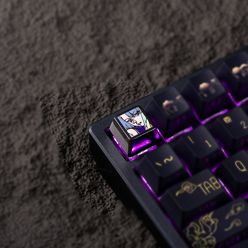 Anime Keycaps Cyberpunk 2077 T - Gaming Keyboard Theme ulasan dan harga