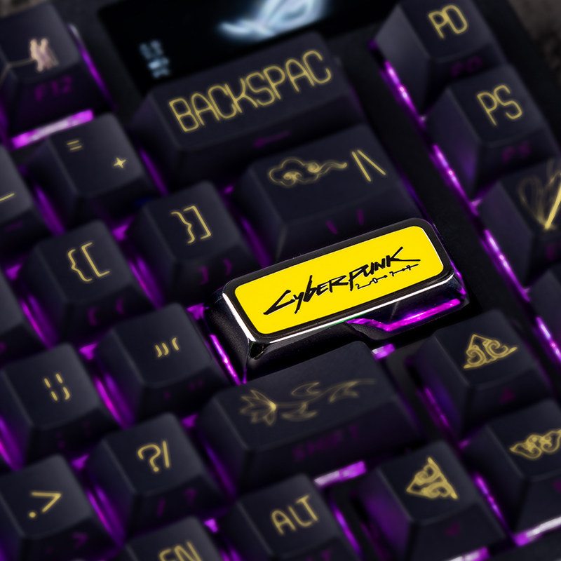 Anime Keycaps Cyberpunk 2077 T - Gaming Keyboard Theme ulasan dan harga