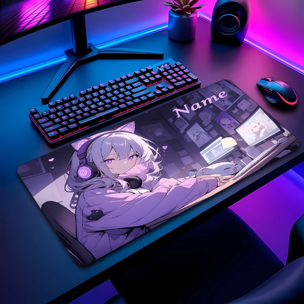 Customizable Name Anime Girl G - Gaming Keyboard Name ulasan dan harga