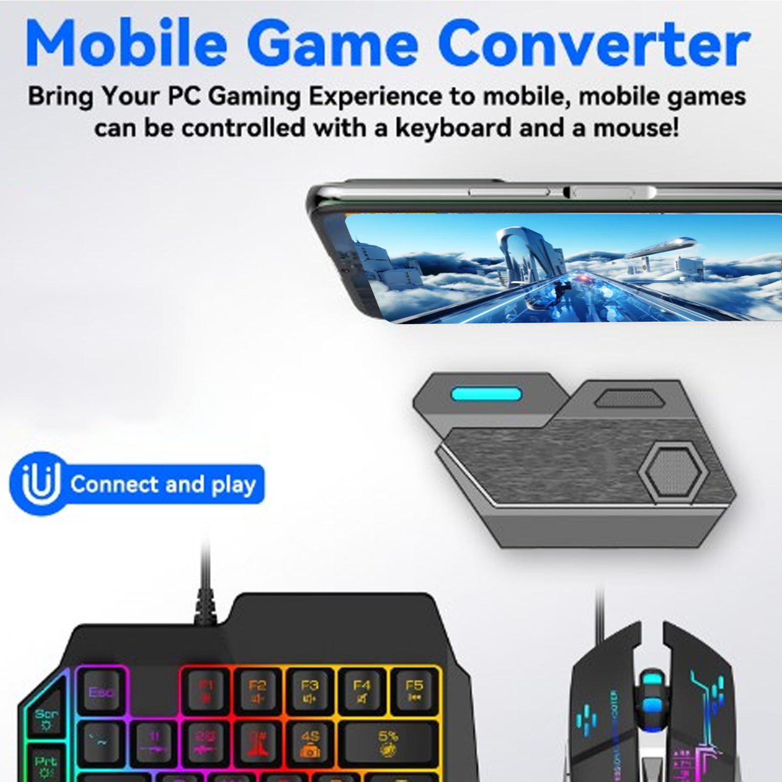 Mobile Game Combo Pack Bluetoo - Gaming Keyboard And Mouse Mobile ulasan dan harga