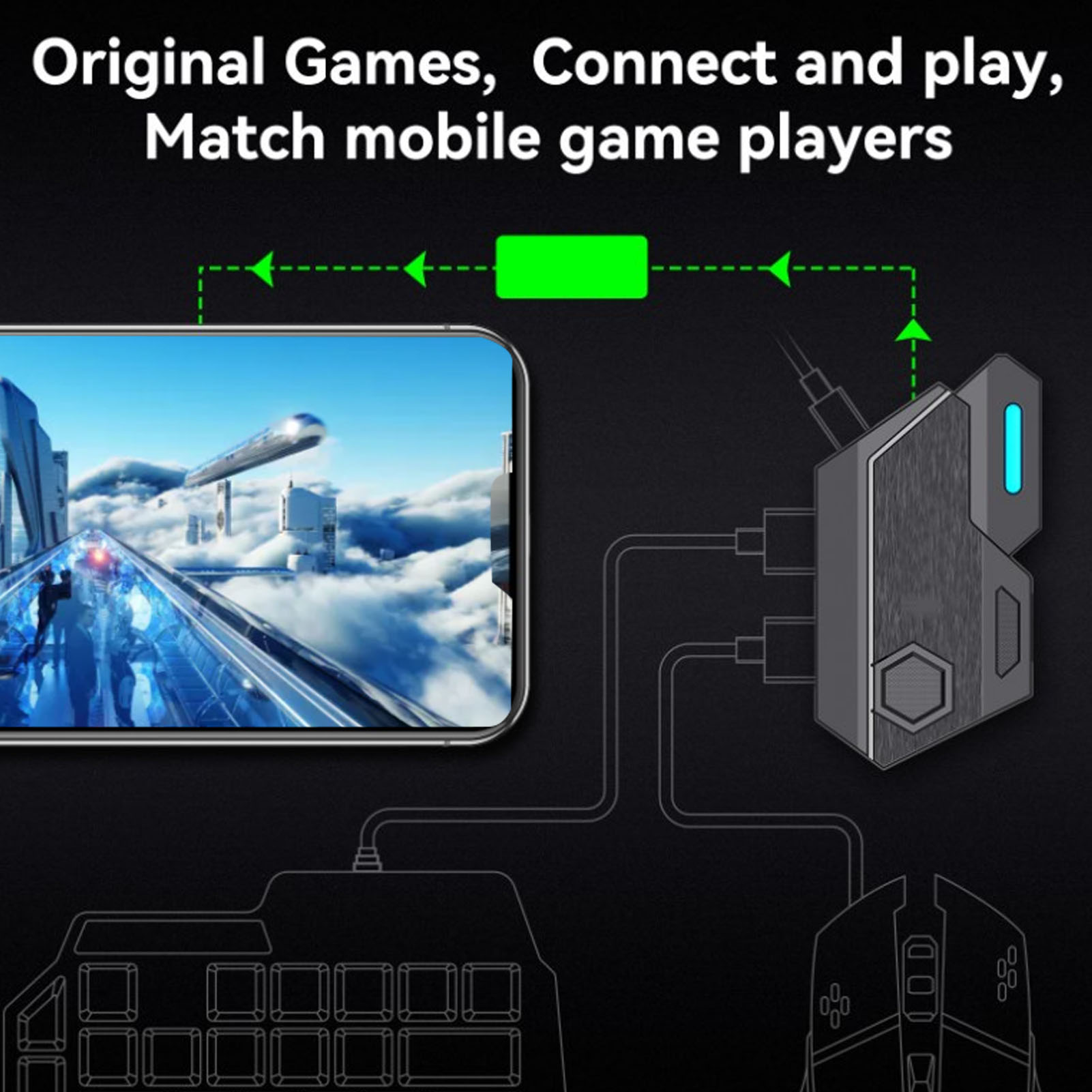 Mobile Game Combo Pack Bluetoo - Gaming Keyboard And Mouse Mobile ulasan dan harga