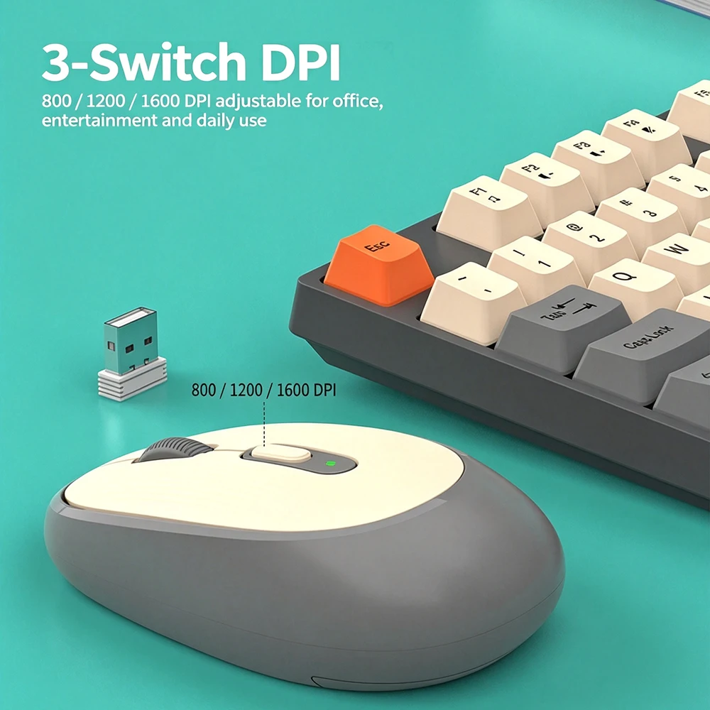 KEBIDUMEI 2.4G Wireless Keyboa - Gaming Keyboard Bluetooth ulasan dan harga