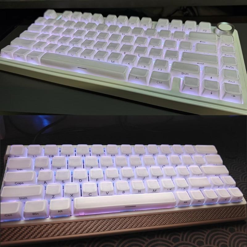 Crystal Jelly Side-Printed Key - Gaming Keyboard Types ulasan dan harga