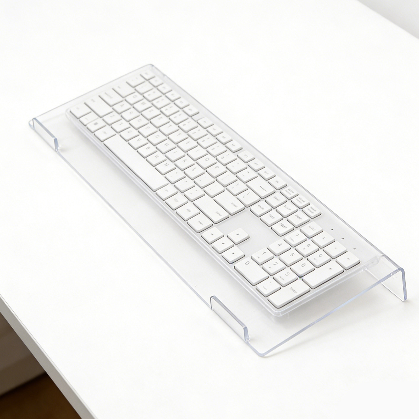 Clear Acrylic Keyboard Riser S - Gaming Keyboard Types ulasan dan harga