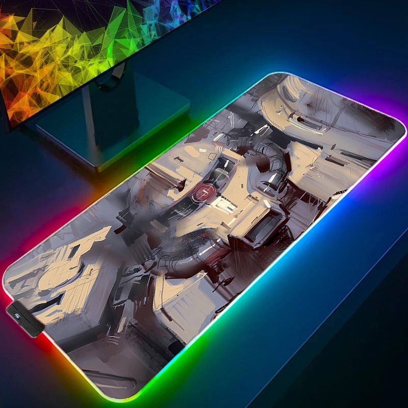 RGB Mouse Pad Gamer PC Mobile  - Gaming Keyboard And Mouse Mobile ulasan dan harga