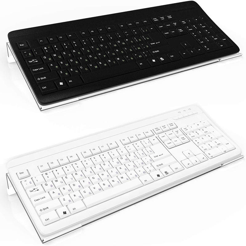 Clear Acrylic Ergonomic Keyboa - Gaming Keyboard Types ulasan dan harga