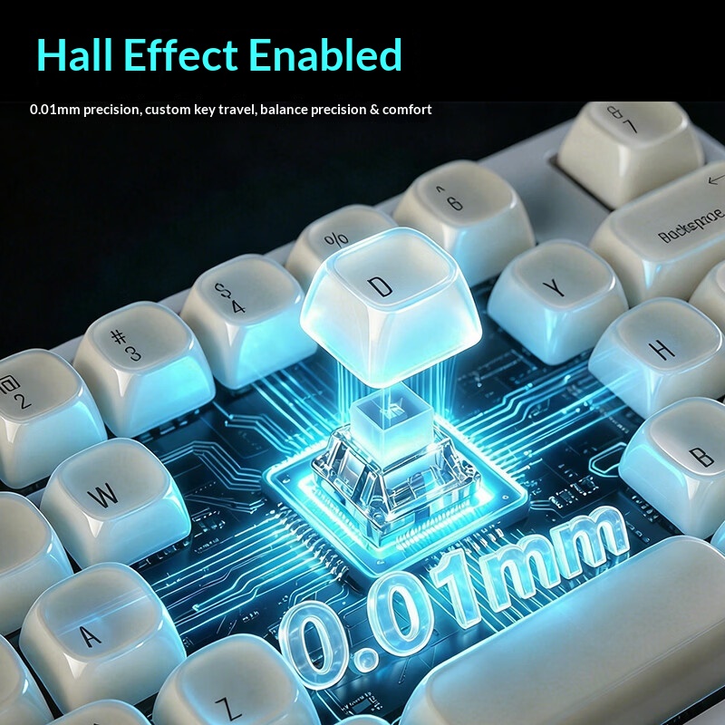 Ajazz AK039 Hall Effect Gaming - Gaming Keyboard Hall Effect Switches ulasan dan harga