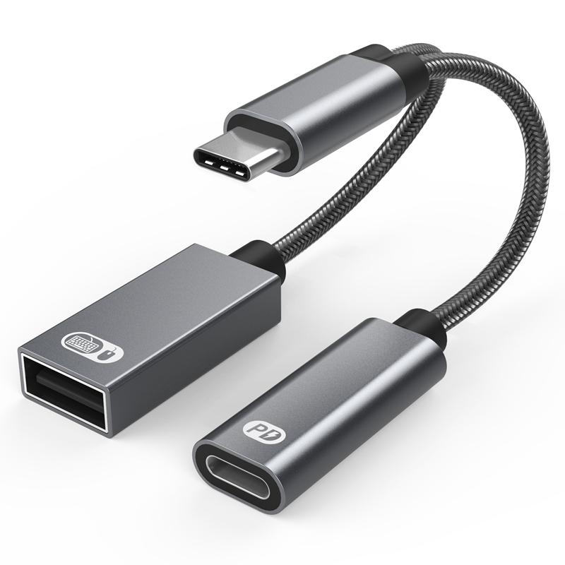 Audio 1 to 2  Type-C to USB OT - Gaming Keyboard Types ulasan dan harga