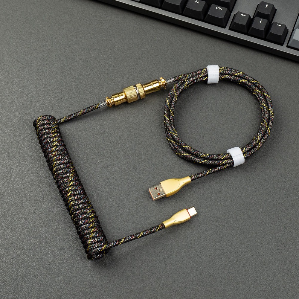 Gold-Plating Aviator Cable USB - Gaming Keyboard Magnetic Switches ulasan dan harga