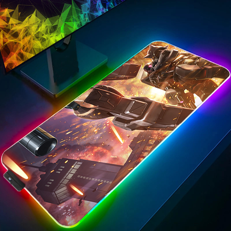 RGB Mouse Pad Gamers Decoracio - Gaming Keyboard And Mouse Mobile ulasan dan harga