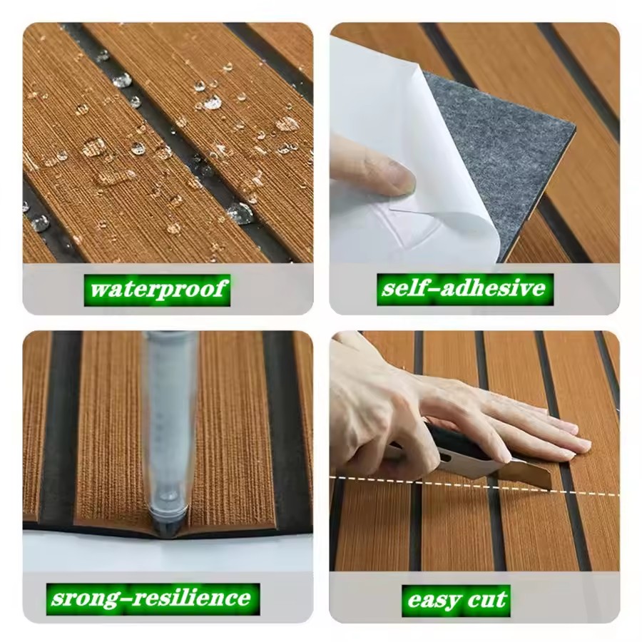 Faux Teak EVA Foam Boat Floori - Pe Foam Sheet ulasan dan harga